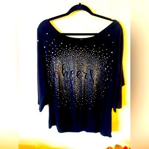 New no tags Thalia Sodi “Cheers” top sz XXL